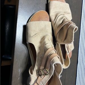 Malibu Beige and Tan Sandals